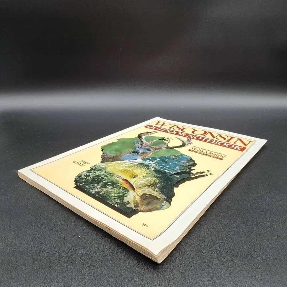 Wisconsin Outdoor Notebook Paperback‎ Book New Old Stock First Edition 1993